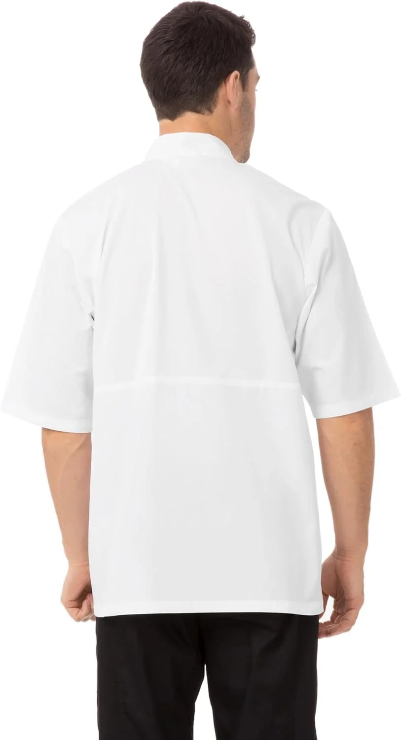 Men’S Montreal Cool Vent Chef Coat, White Chef Jacket, 3XL