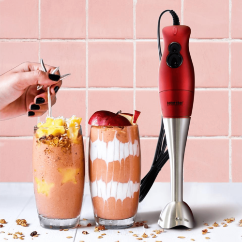 Better Chef 200W DualPro Immersion Blender Hand-Mixer with Cup and