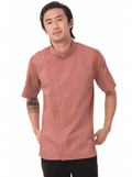 Men'S Springfield Chef Coat, Brick Chef Jacket with Cool Vent Side Panels, Large
