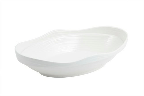 Bon Chef 53202IVORY 18 x 11 x 4 in. Euro Round Bowl 6 quart Bowl,